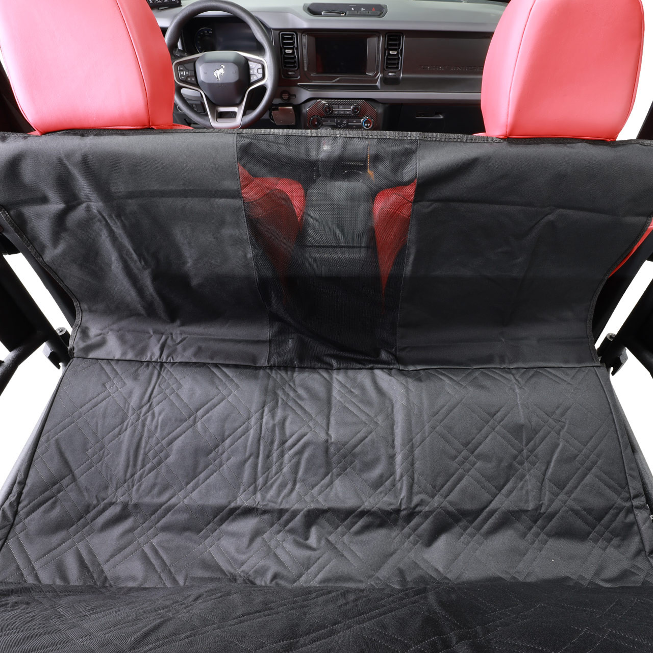 IAG I-Line Rear Seat Area Pet Mat Protector 2021+ Ford Bronco Four Door - Installed 3
