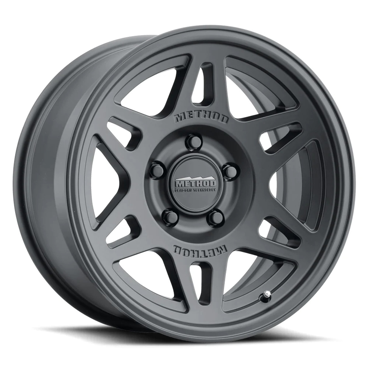 Method MR706 Bead Grip 17x7.5 30mm Offset 5x4.5 4.5mm Matte Black Wheel