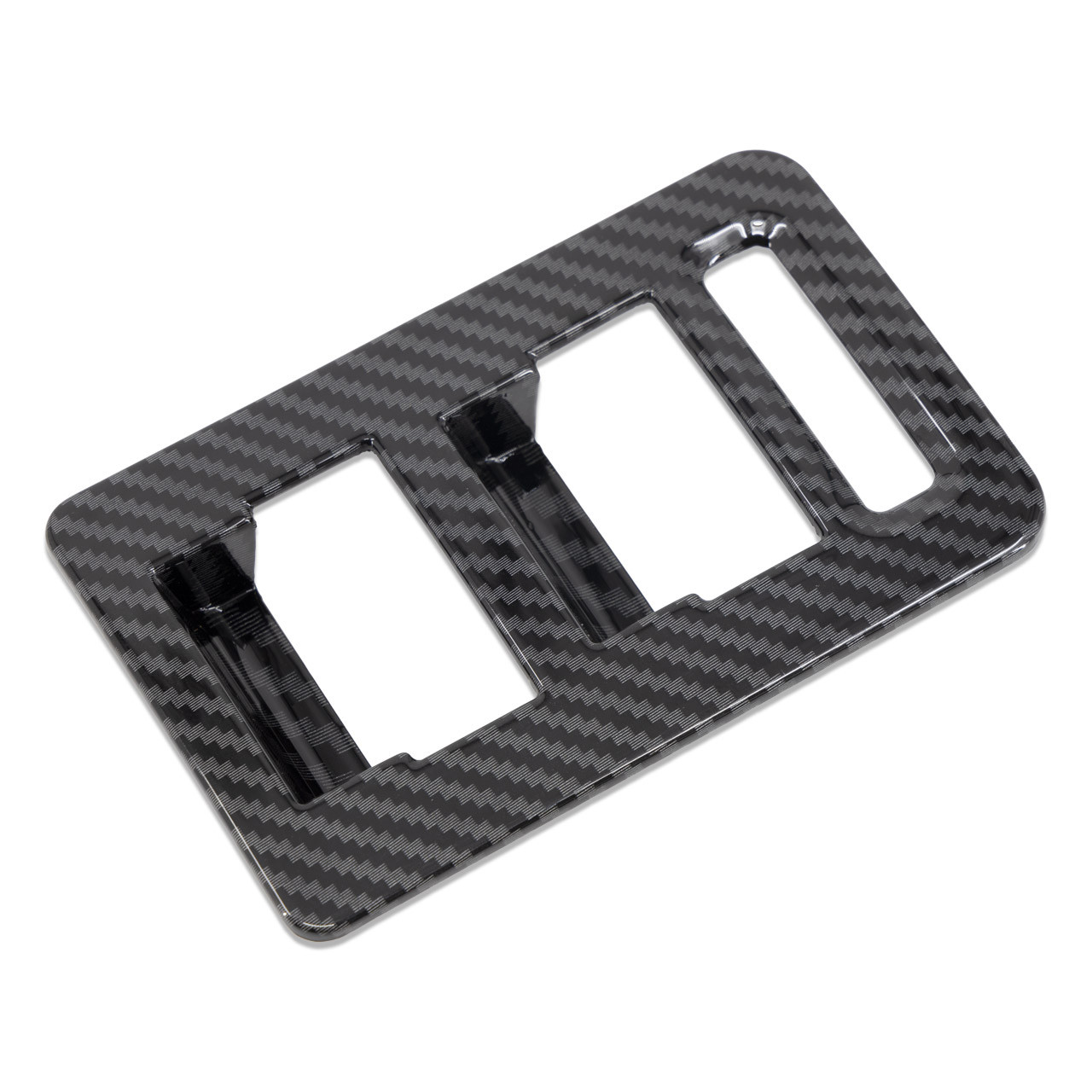 IAG I-Line 2pc Window Switch Panel Cover Kit Gloss Carbon for 2021-24 Ford Bronco - 1 IAG I-Line 2pc Window Switch Panel Cover Kit Gloss Carbon for 2021-24 Ford Bronco - 1