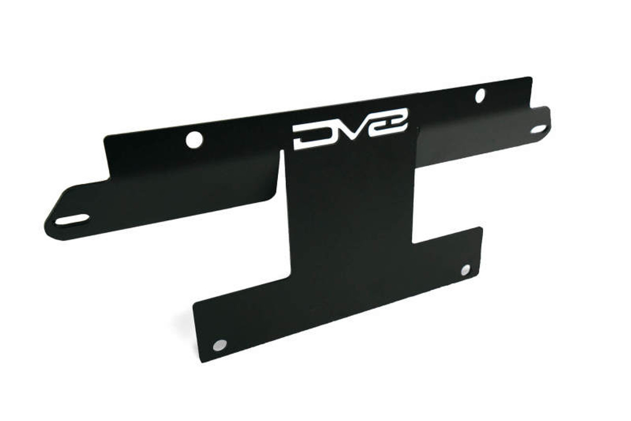 DV8 Offroad 21-22 Ford Bronco Factory Front Bumper Licence Relocation Bracket - Front - LPBR-01