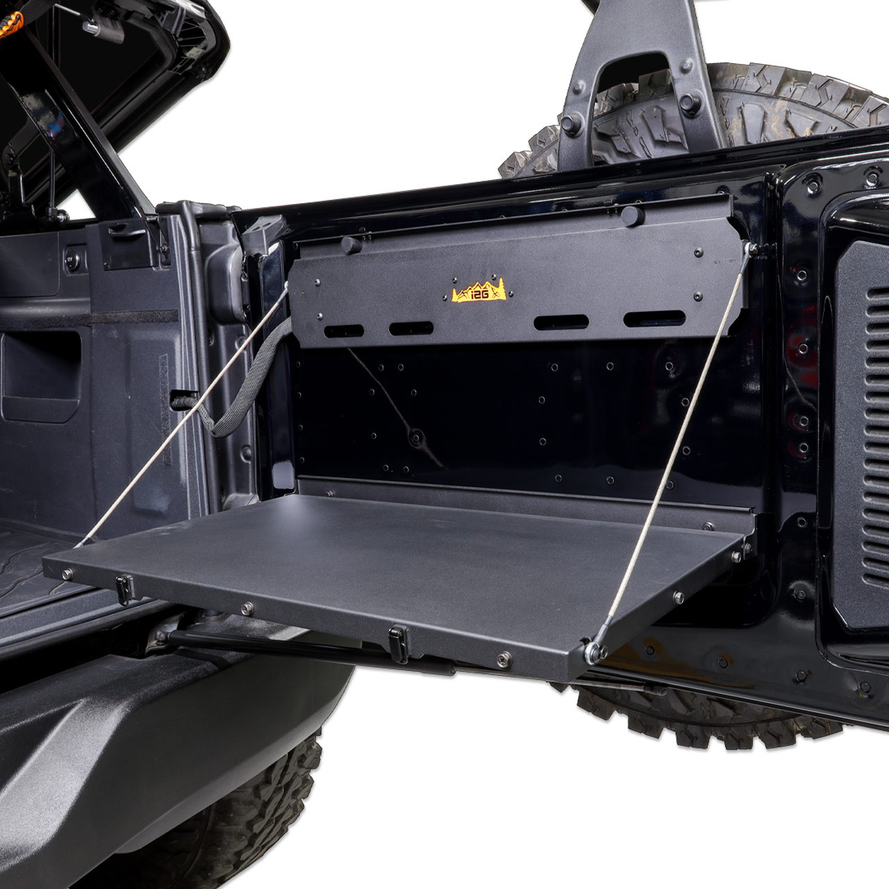 IAG I-Line Tailgate Table No Drill with MOLLE Panel for 2021+ Ford