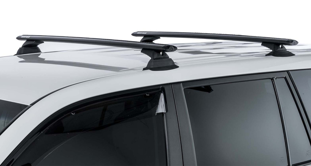 Rhino-Rack 18-21 Jeep Compass 5 Door SUV Vortex RCL 2 Bar Roof Rack - Black - JB0192