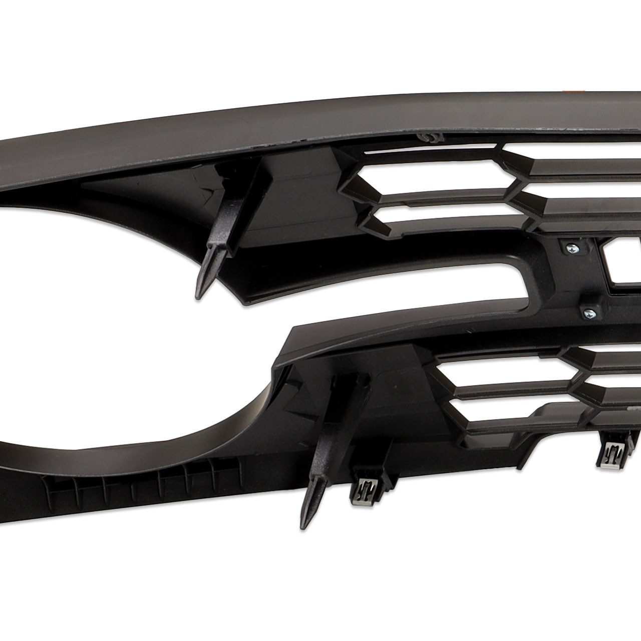 IAG I-Line Front Grille Matte Black Raptor Style for 2021+ Ford Bronco - Back Close-Up