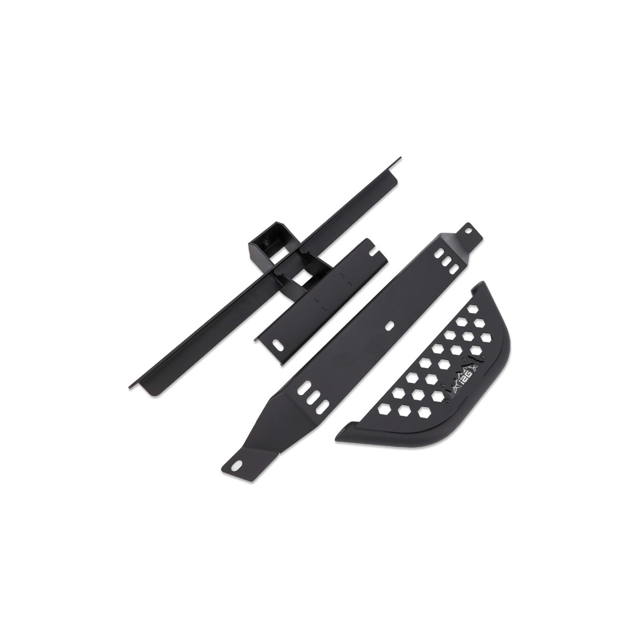 IAG I-Line Small Side Steps 4 pcs for use without OEM Rock Rails 21+ Ford Bronco 4DR - Parts Layout 2