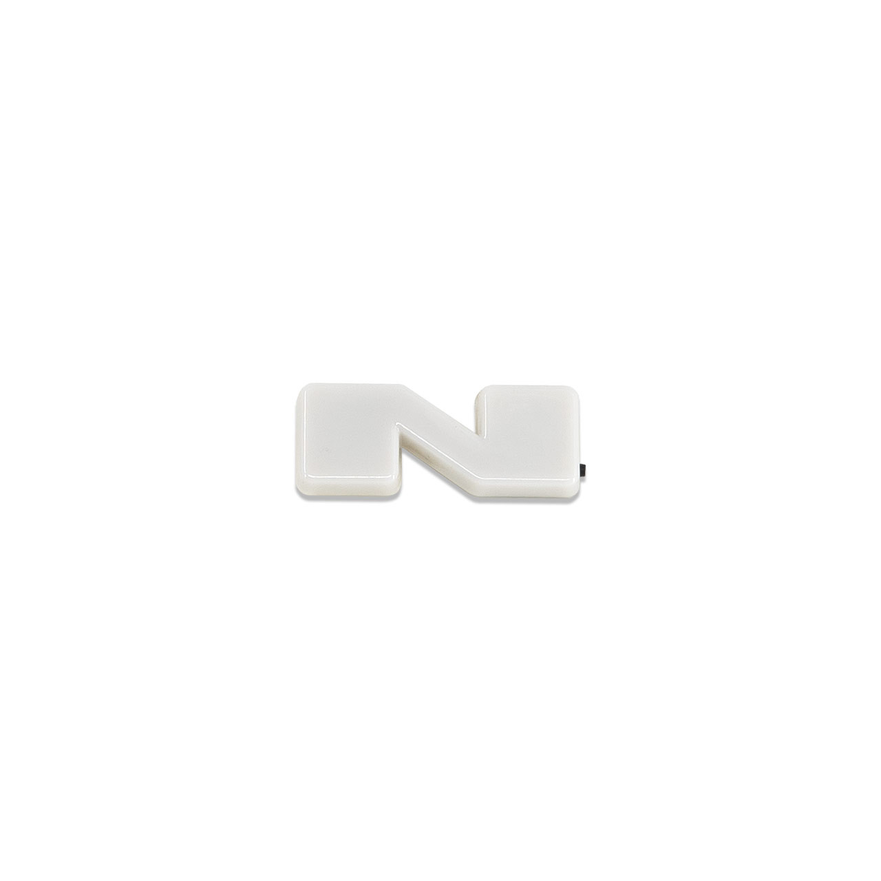 IAG I-Line Grill White Letters with White Lighting - Letter N