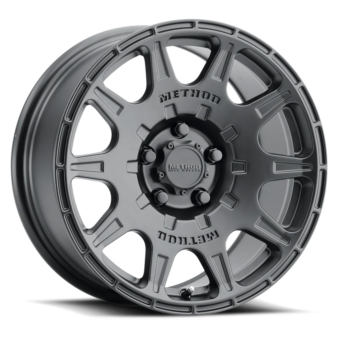 Method MR502 RALLY 17x8 +38mm Offset 5x108 63.4mm CB Matte Black Wheel