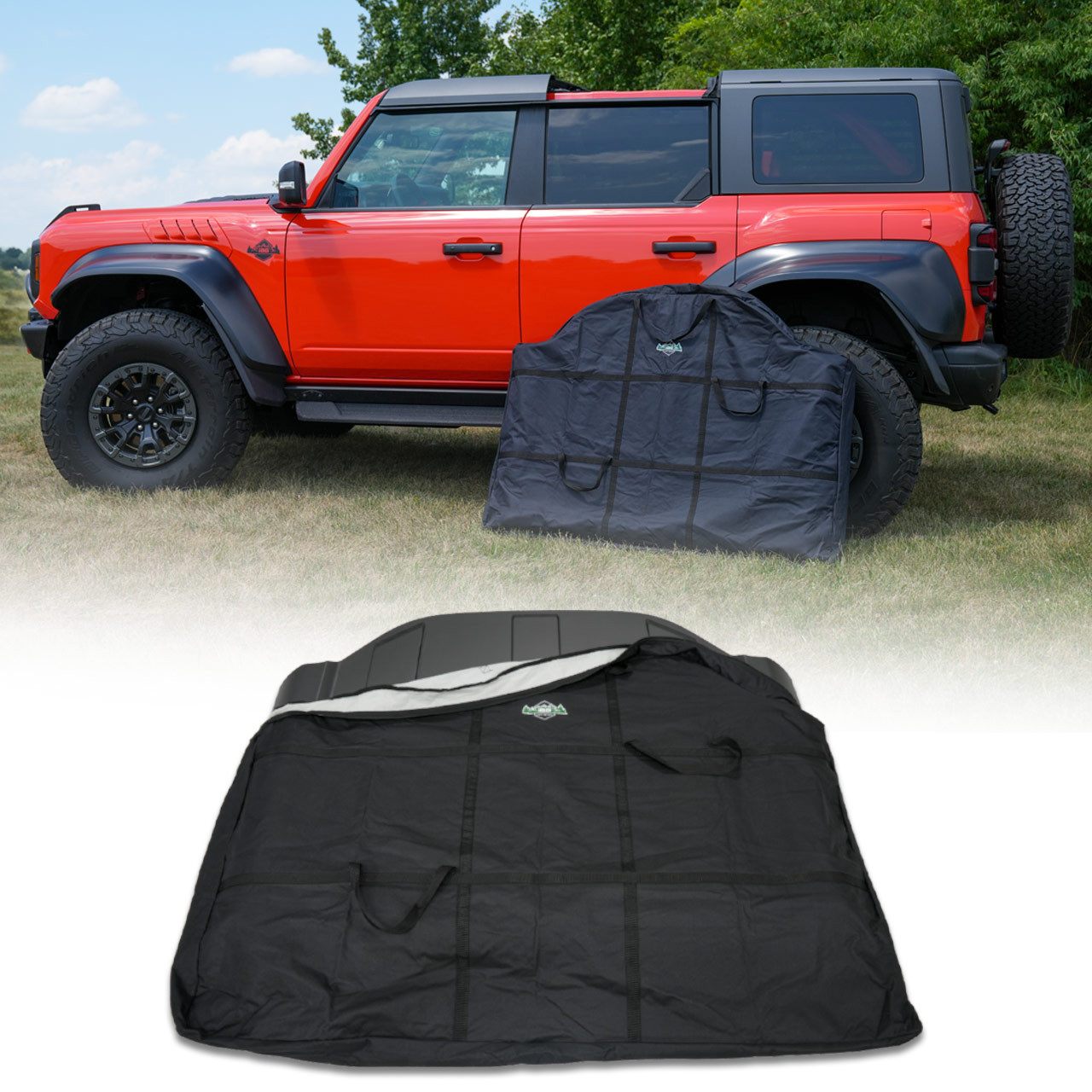 IAG I-Line Rear Top Panel Storage Bag for 2021+ Ford Bronco Four Door