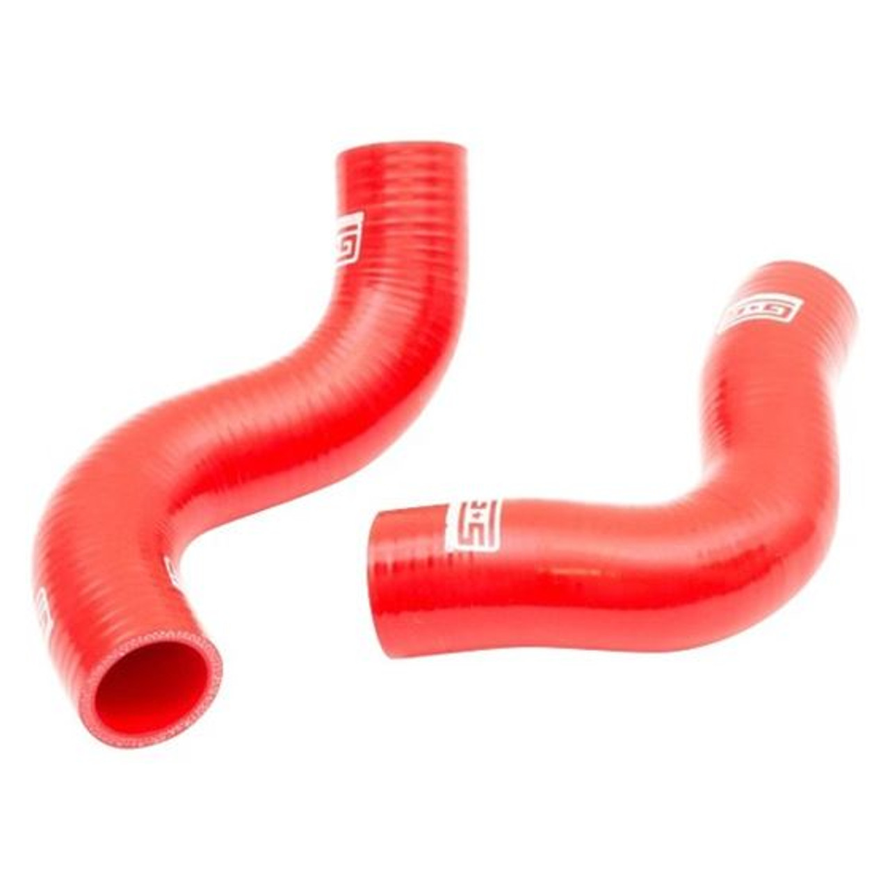 GrimmSpeed 04-08 Subaru Forester XT Radiator Hose Kit - Red - 405327