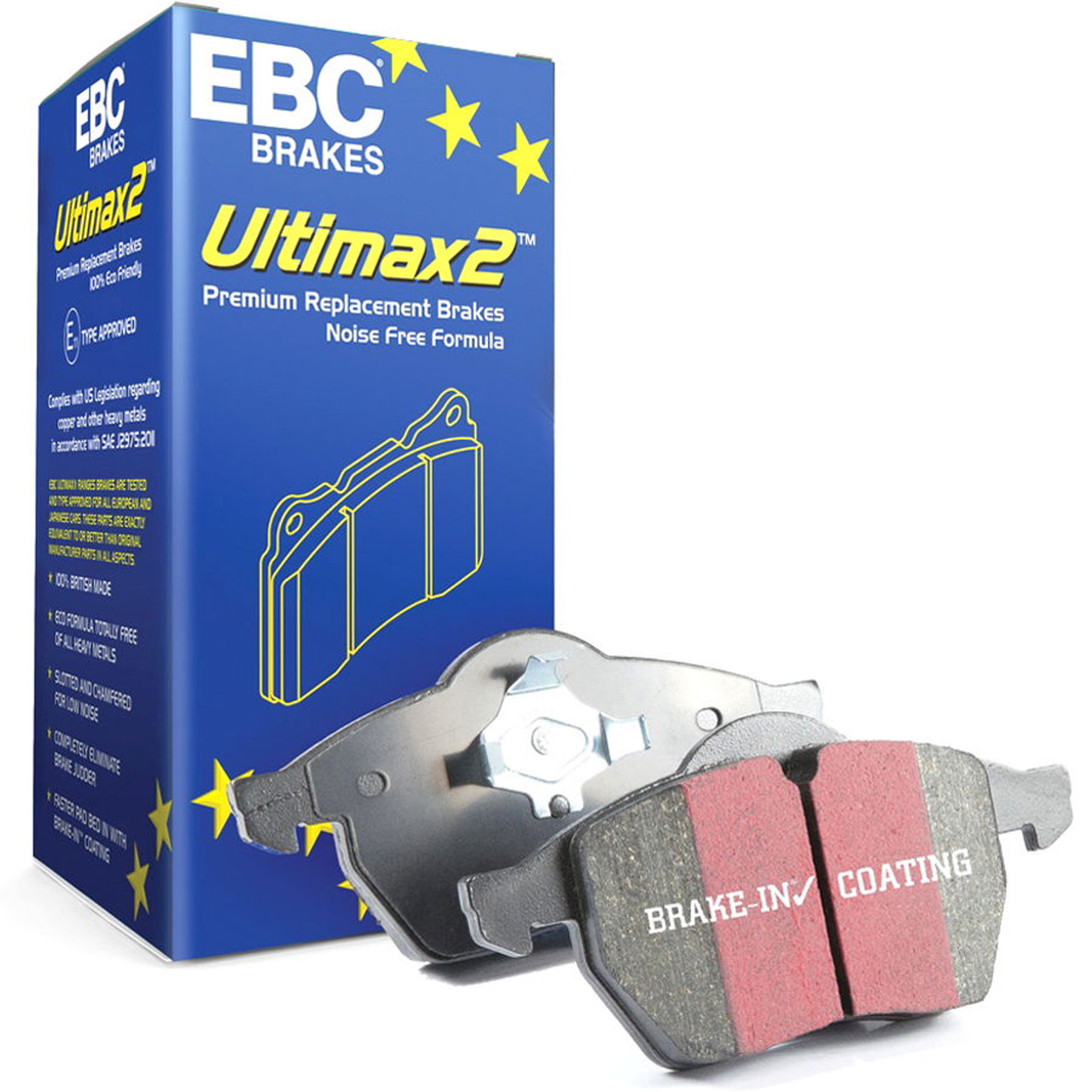EBC 19+ Lexus ES300H 2.5L Hybrid Ultimax Front Brake Pads- Out Of Package