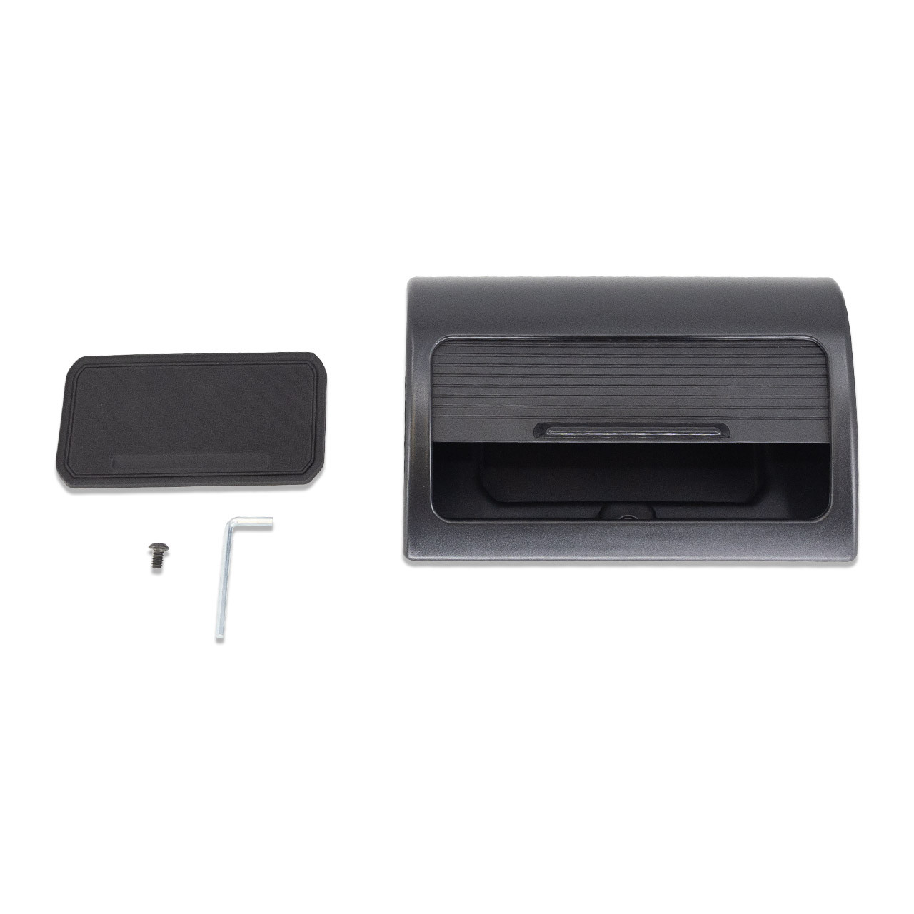 IAG I-Line Dash Organizer with Accordion Door for 2021+ Ford Bronco - Parts Layout