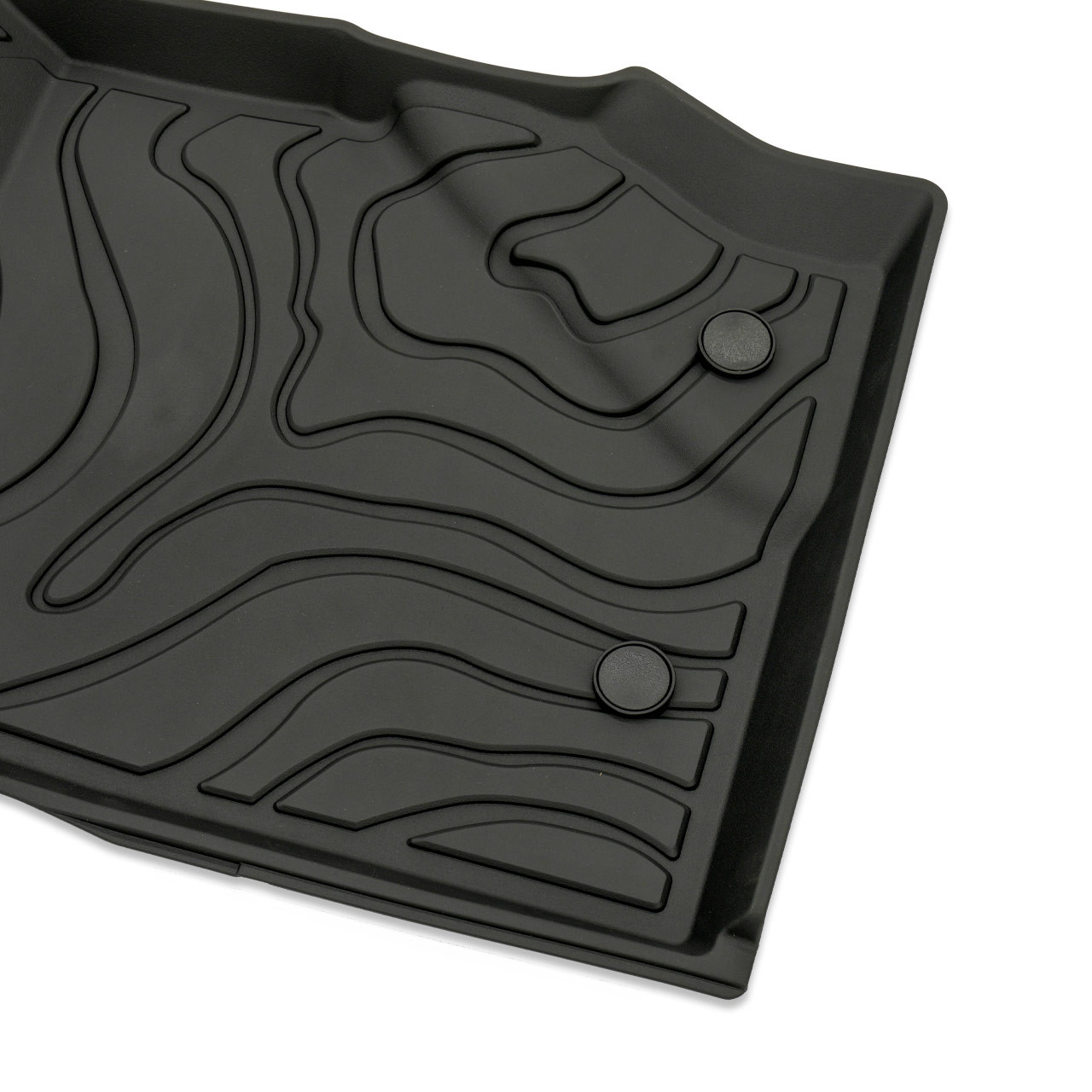 IAG I-Line TPE Terrain Pattern Molded Floor Mats for 2021+ Ford Bronco Four Door - Close-Up