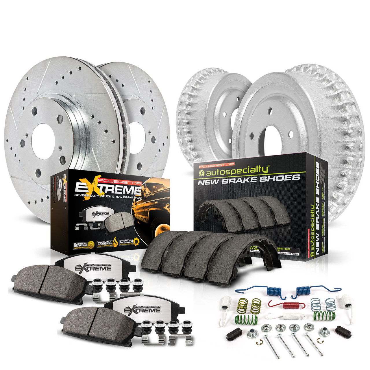 Power Stop 99-01 Jeep Cherokee Front & Rear Z36 Truck & Tow Brake Kit - K15134DK-36