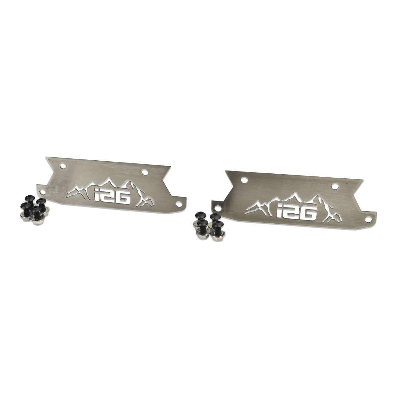 IAG Off-Road Color Logo Plate - Stainless Finish