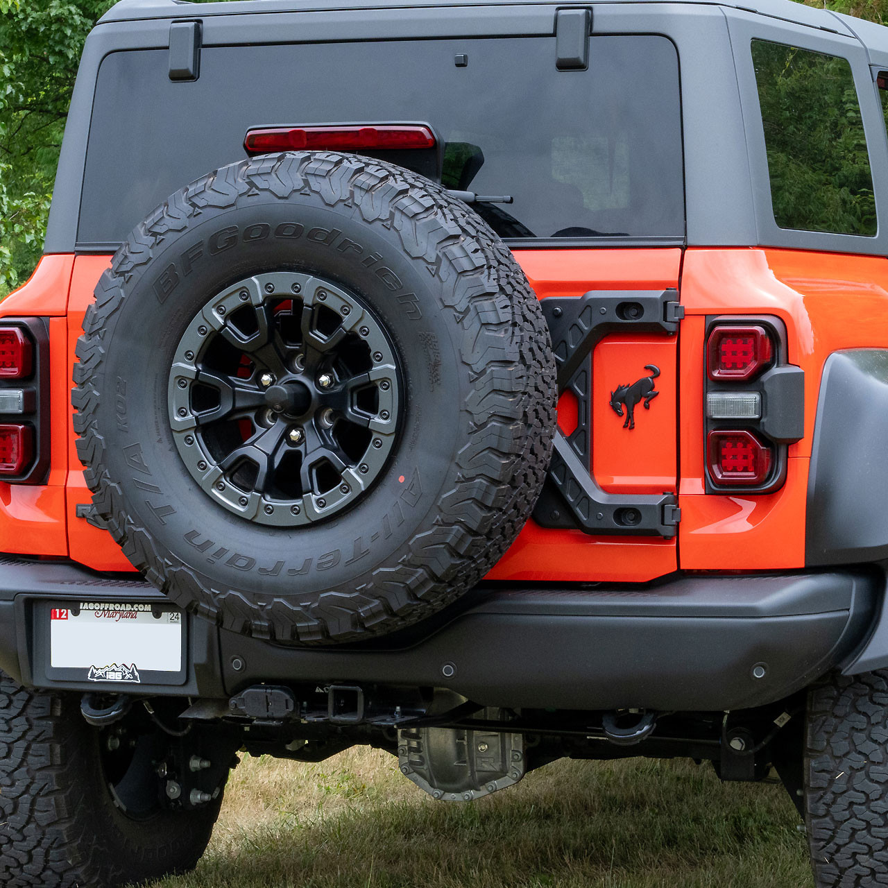 IAG X-Brace Tailgate Hinge Reinforcement for 21+ Bronco Raptor