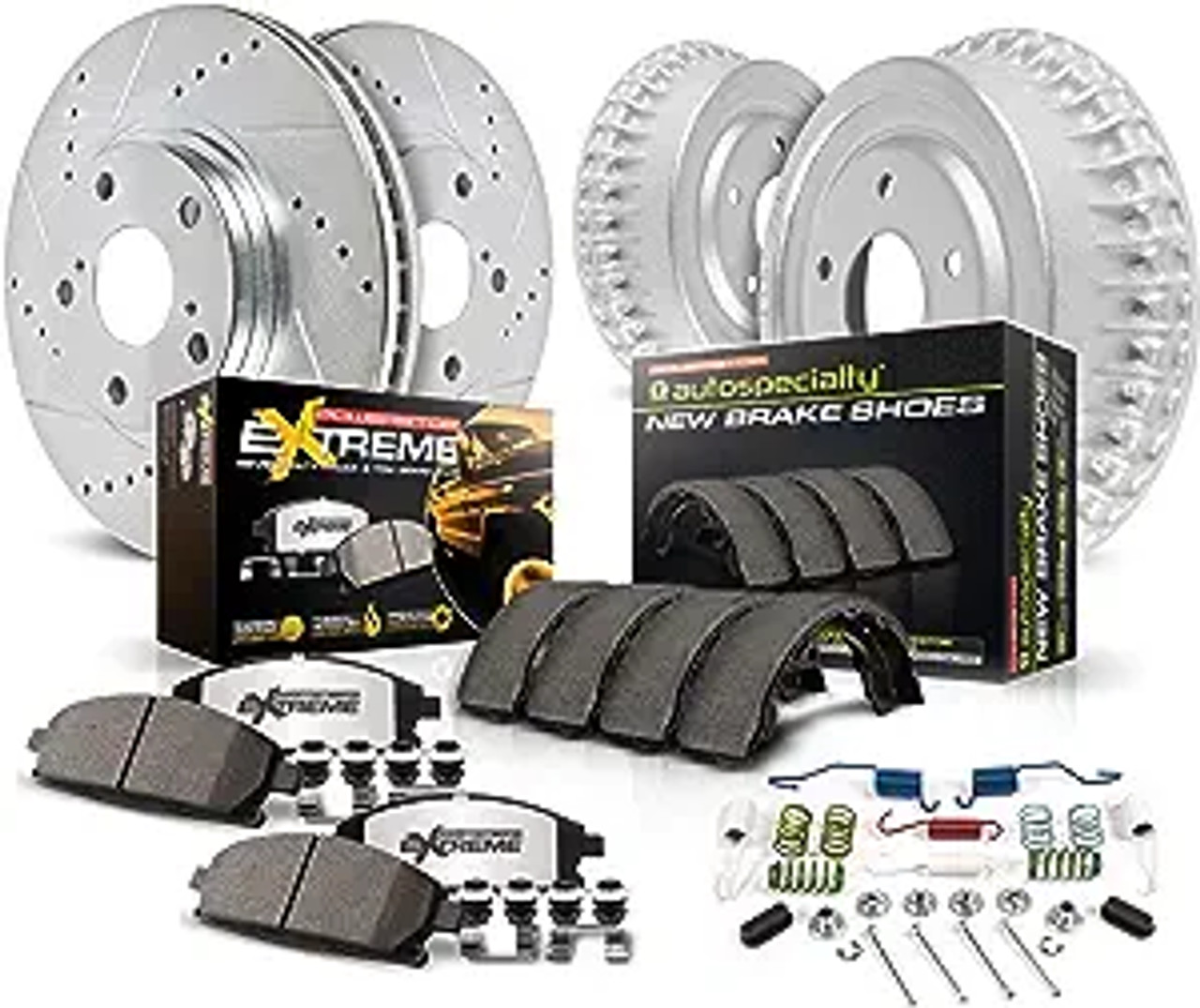 Power Stop 94-96 Ford E-150 Front & Rear Z23 Evolution Sport Brake Kit - K15091DK