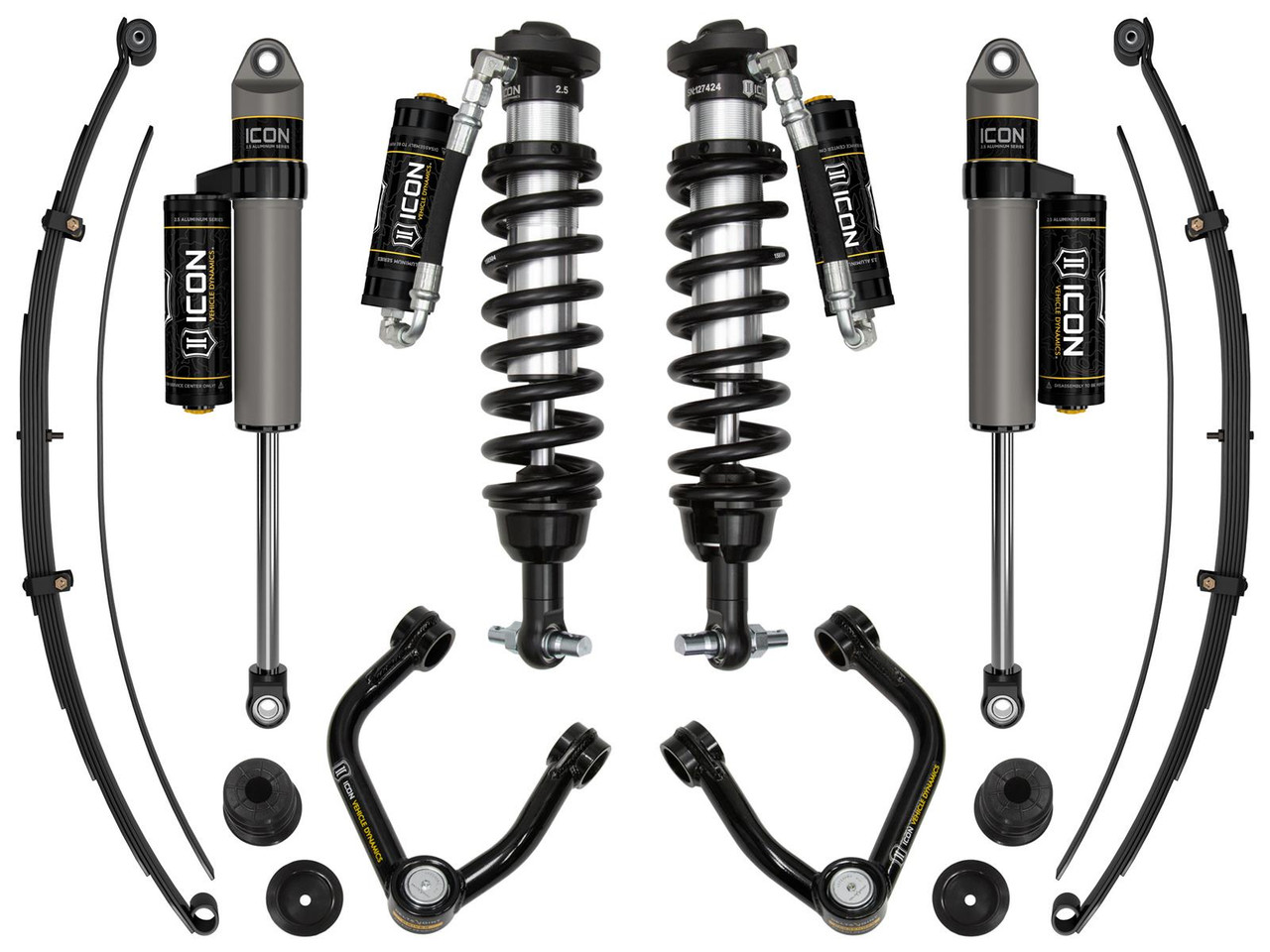 ICON 19-21 Ford Ranger 0-3.5in Stage 7 Suspension System w/ Tubular UCA Alum Knuckle - K93207TA