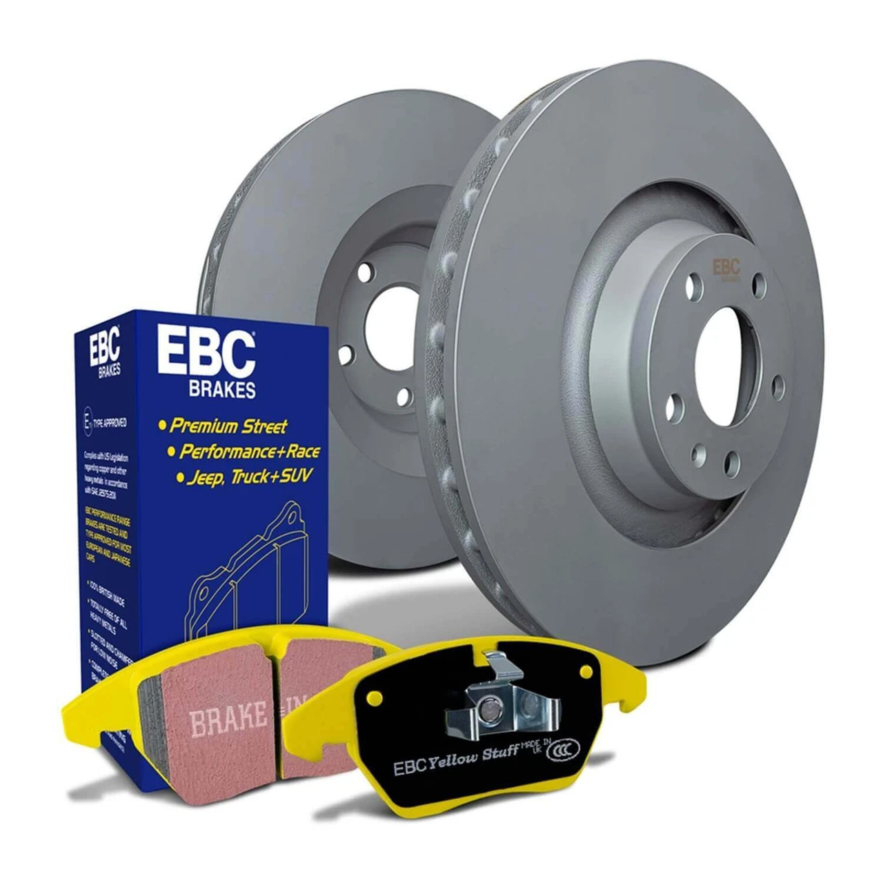 EBC S13 Kits Yellowstuff Pads and RK Rotors - S13KF2218