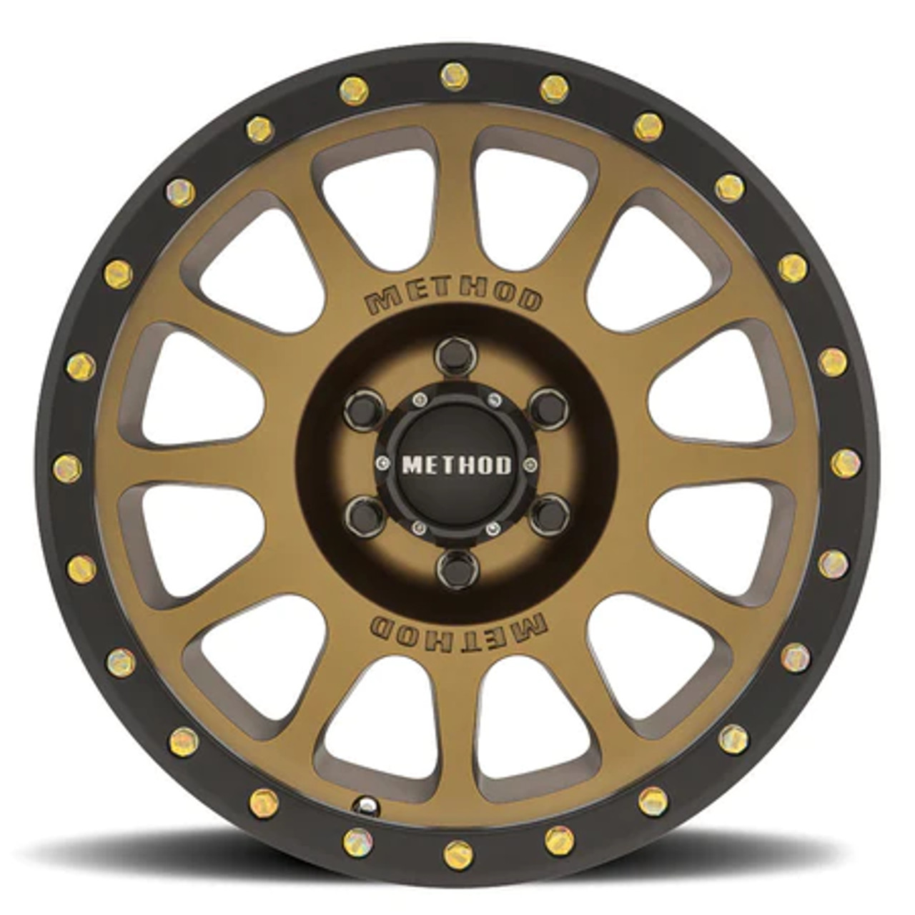 Method MR305 NV 17x8.5 25mm Offset 5x5 94mm CB Method Bronze/Black Street Loc Wheel - MR30578550925