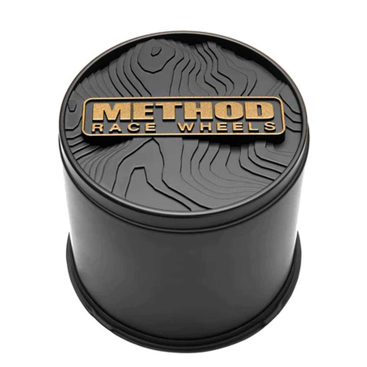 Method Race Wheels Top Push Through Center Cap 127 mm - Black - CP-TOPO127P-B