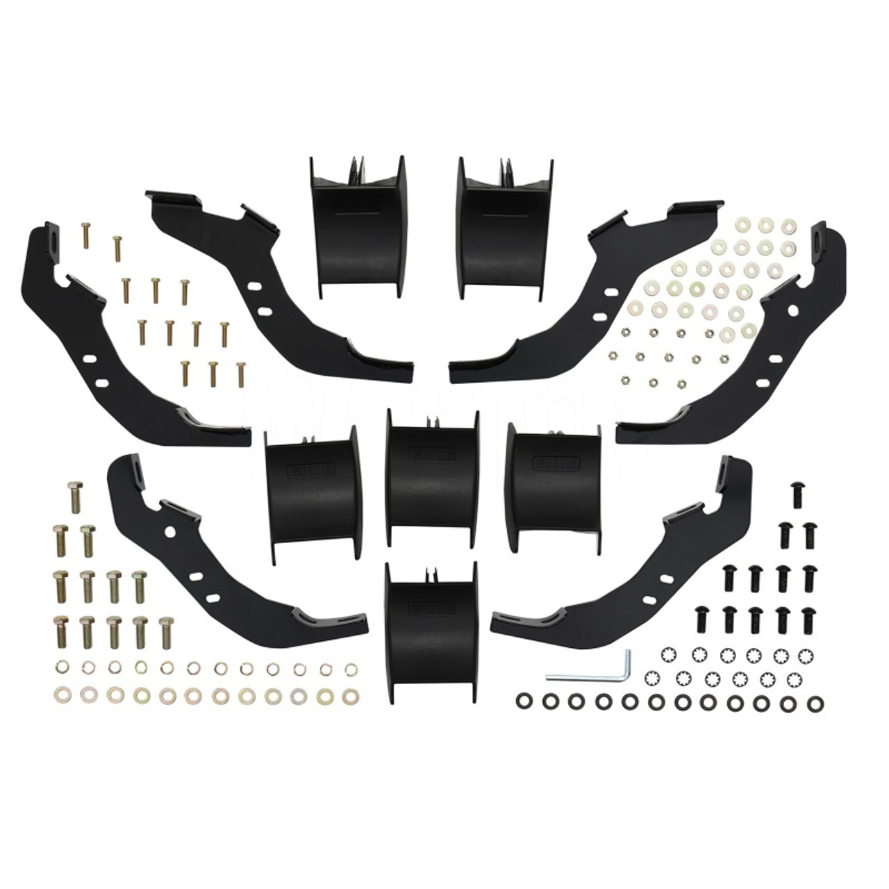 Westin 21-22 Ford Bronco (4-Door) PRO TRAXX 5 Oval Nerf Step Bars - Textured Black - 21-54195