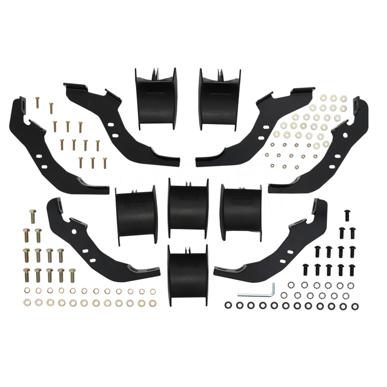 Westin 21-22 Ford Bronco (4-Door) PRO TRAXX 5 Oval Nerf Step Bars - Textured Black - 21-54195