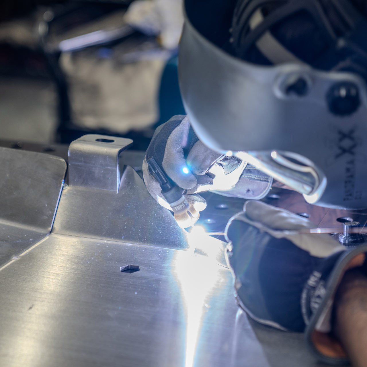 IAG Rock Shield™ Fuel Tank Skid Plate for 2021+ Two Door Ford Bronco - Welding