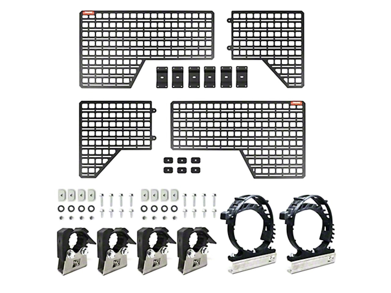 BuiltRight Industries 2019+ Chevy Silverado / GMC Sierra Short Bed Bedside Rack Sys - Stage 1 Kit - 111005