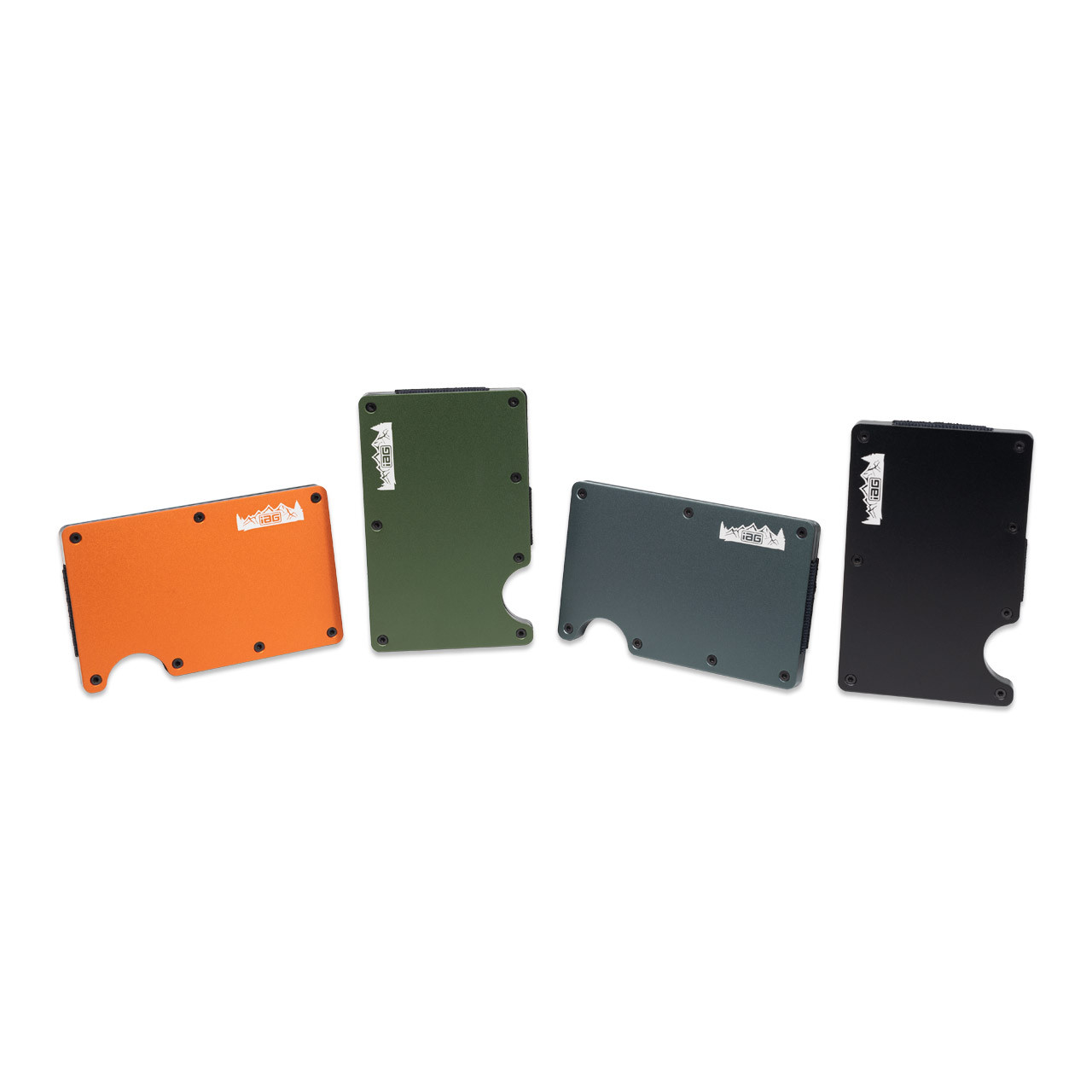 IAG Aluminum Wallet w/Money Clip, Cash Band, and Screwdriver Kit (Off-Road Logo) - Colors