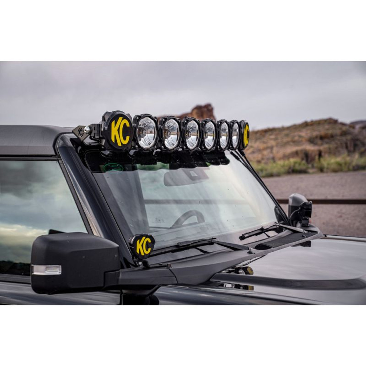 KC HiLiTES 21+ Ford Bronco Gravity LED Pro6 50in Light Bar Kit - 91338