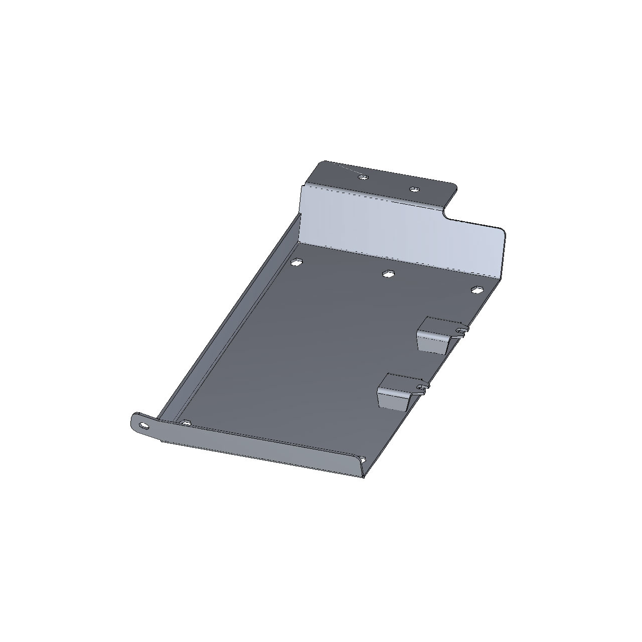 IAG Rock Armor Transfer Case Skid Plate for 2021+ Ford Bronco - CAD Design 1