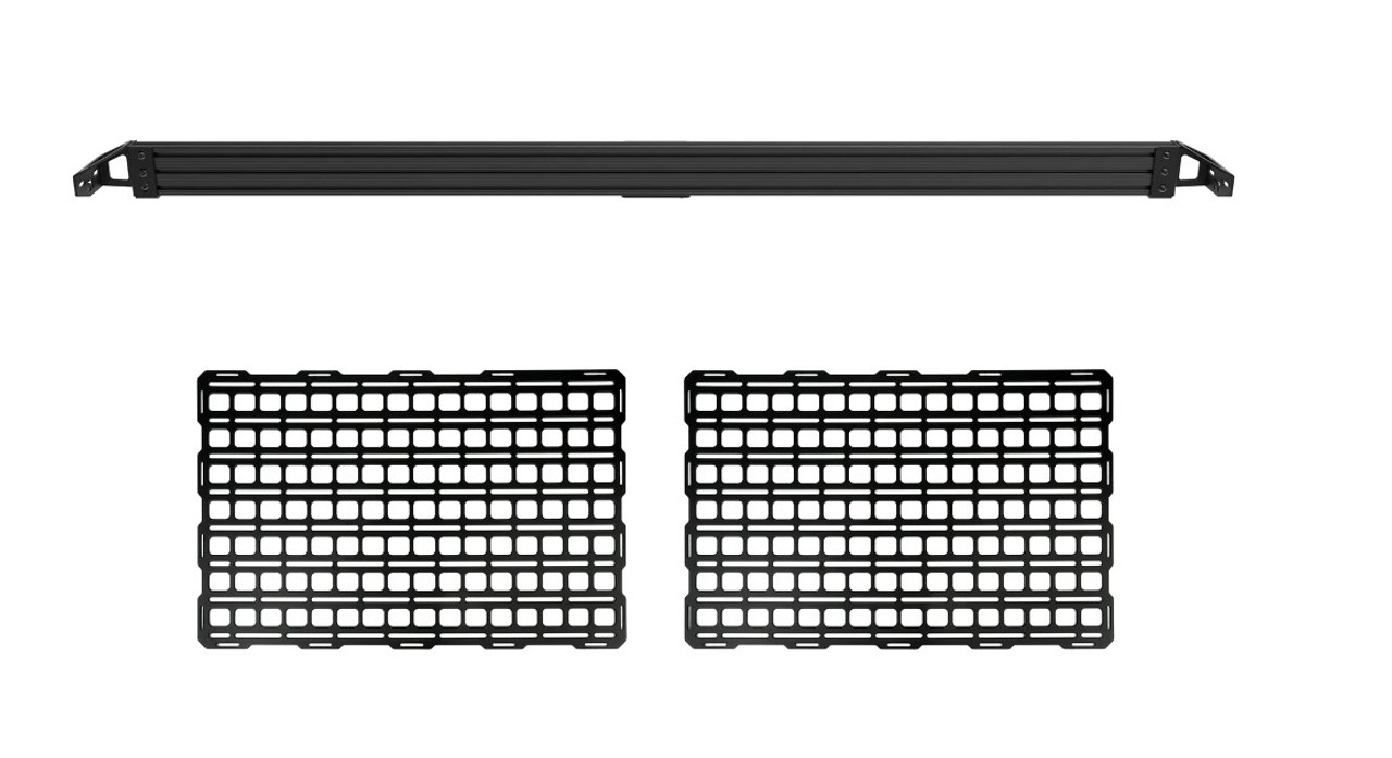 BuiltRight Industries 2017+ Ford F-250/350/450 Bulkhead Utility Rail MOLLE Kit