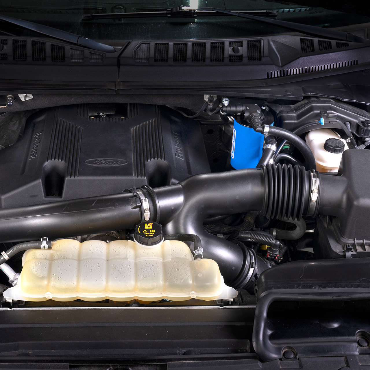 IAG Air Oil Separator AOS For 17-23 Ford F-150 & 17-25 Raptor 3.5L EcoBoost - Installed 3