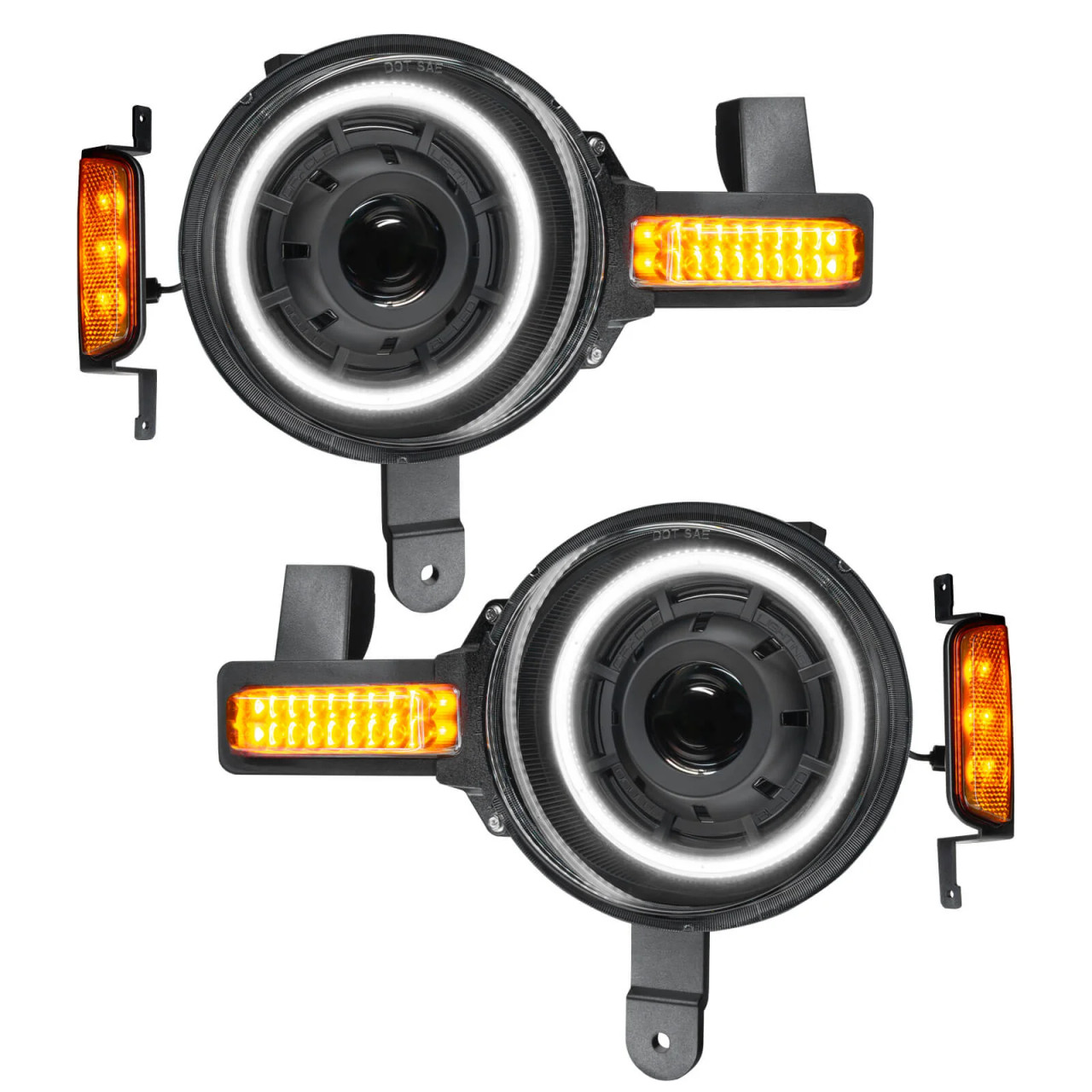Oracle 2021+ Ford Bronco Oculus Bi-LED Projector Headlights - ColorSHIFT LED - 5886-BC2