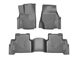 Husky Liners 2022 Jeep Grand Cherokee (New Style) Weatherbeater Black Front & 2nd Seat Floor Liner - 95411