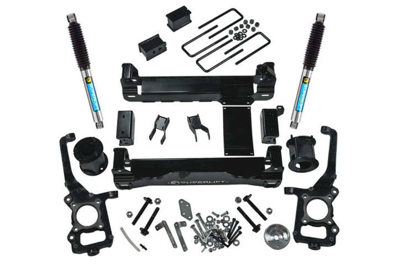 Superlift 15-19 Ford F-150 4WD 6in Lift Kit w/ Bilstein Rear Shocks - K127B