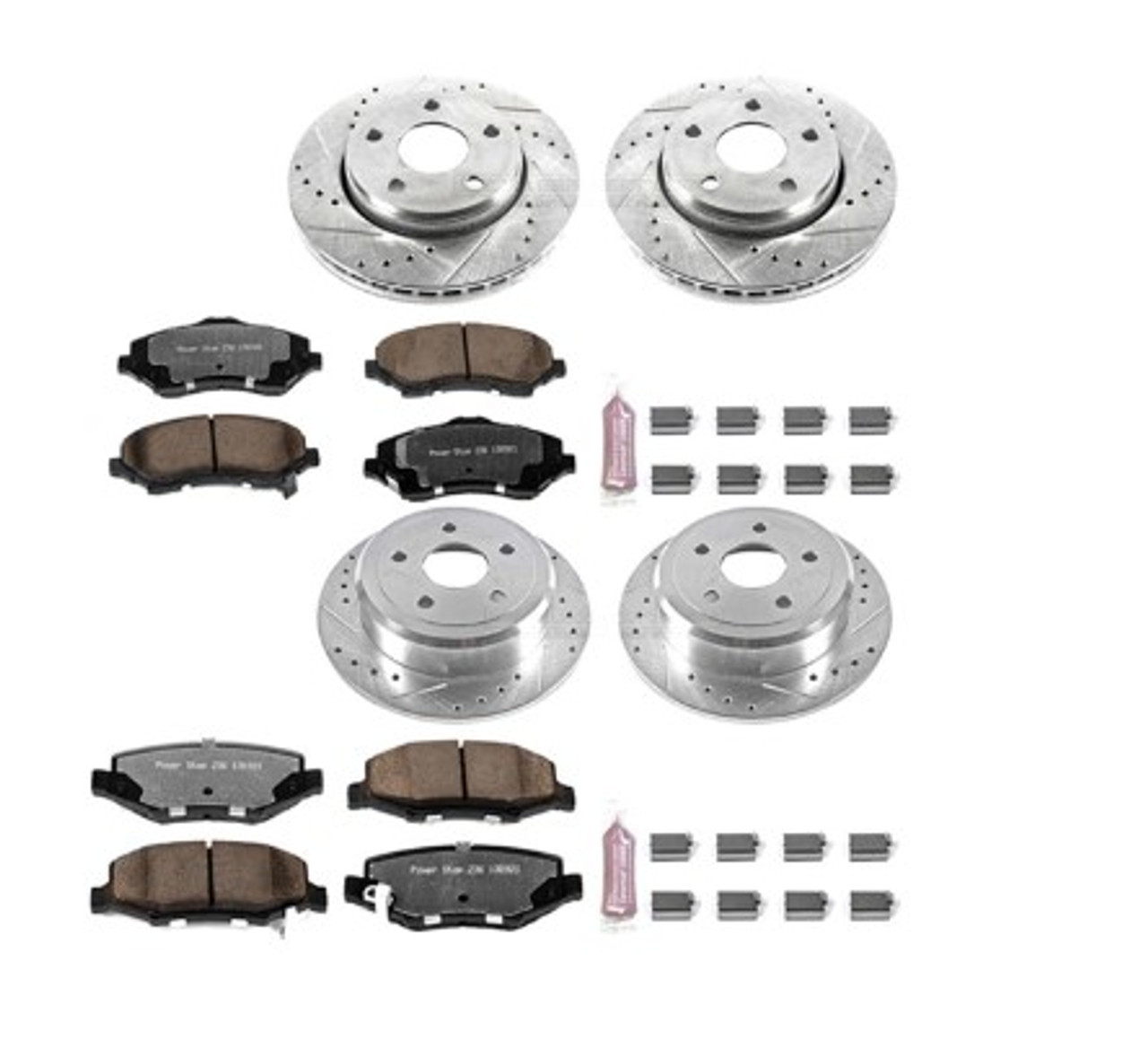 Power Stop 07-17 Jeep Wrangler Front & Rear Z36 Truck & Tow Brake Kit