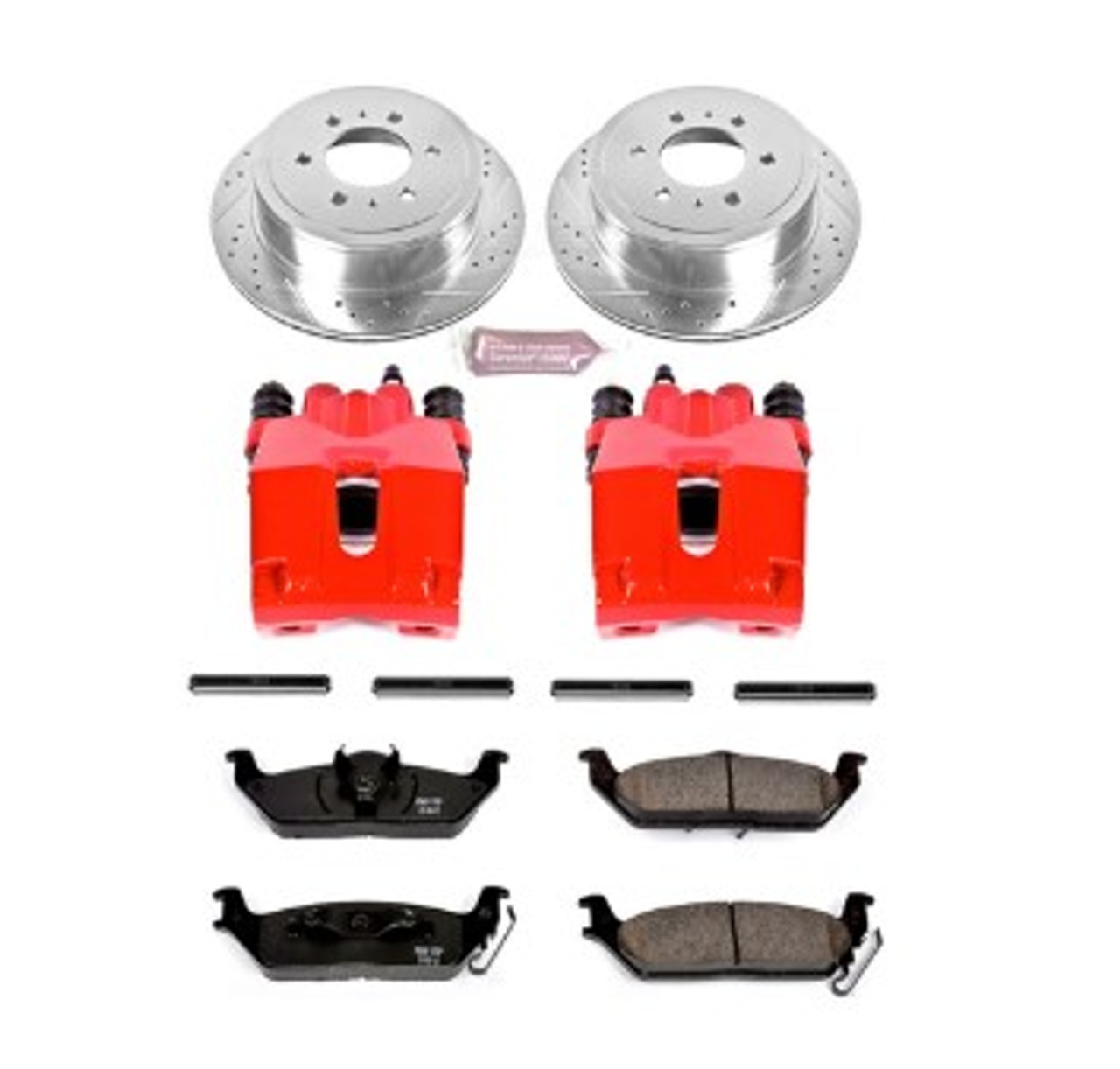 Power Stop 04-11 Ford F-150 Rear Z23 Evolution Sport Brake Kit w/Calipers