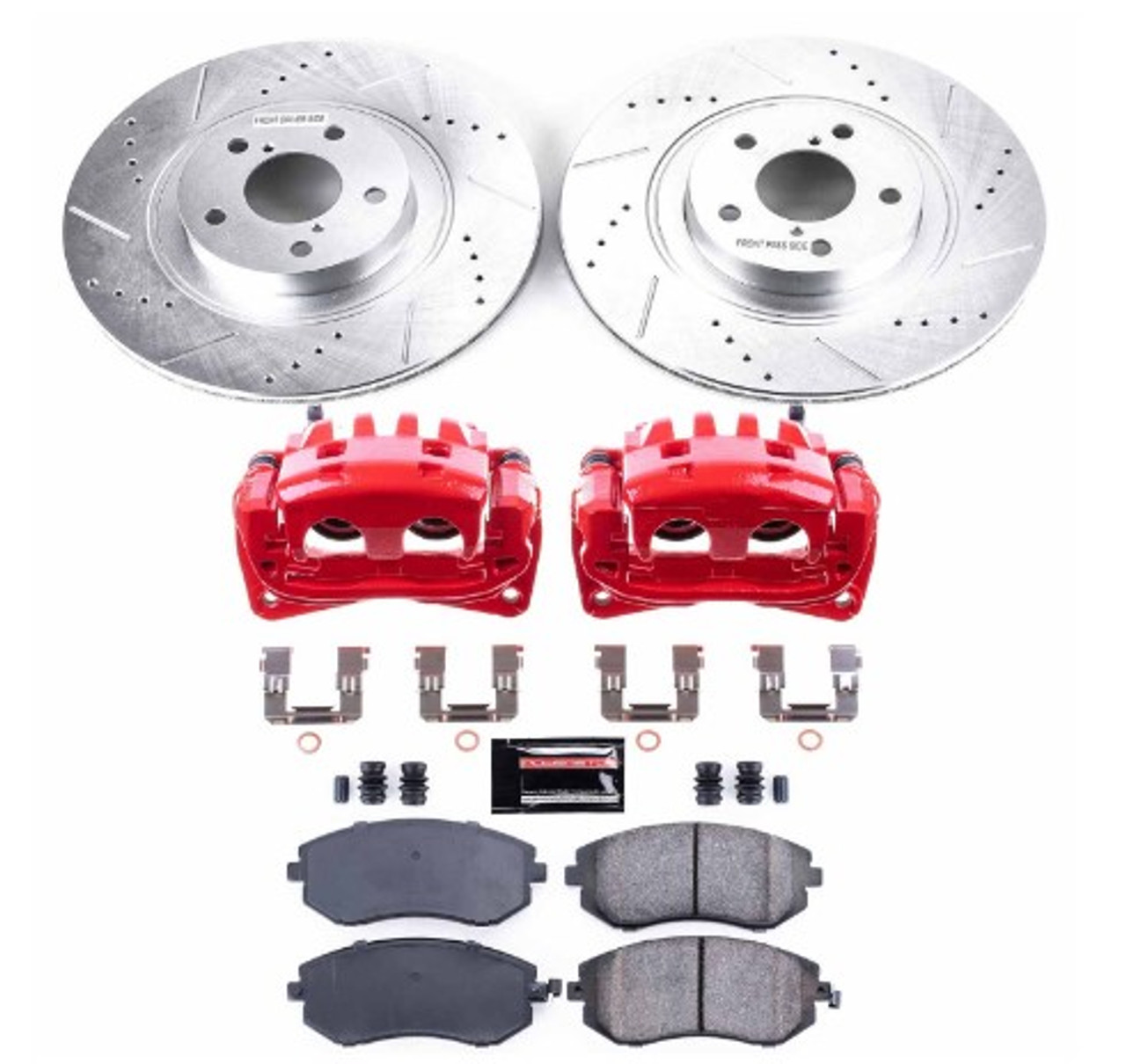 Power Stop 04-06 Subaru Baja Front Z23 Evolution Sport Brake Kit w/Calipers