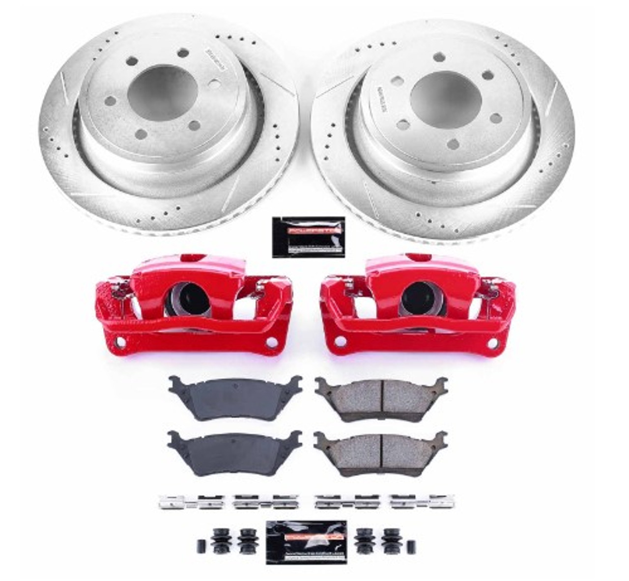 Power Stop 12-18 Ford F-150 Rear Z23 Evolution Sport Brake Kit w/Calipers