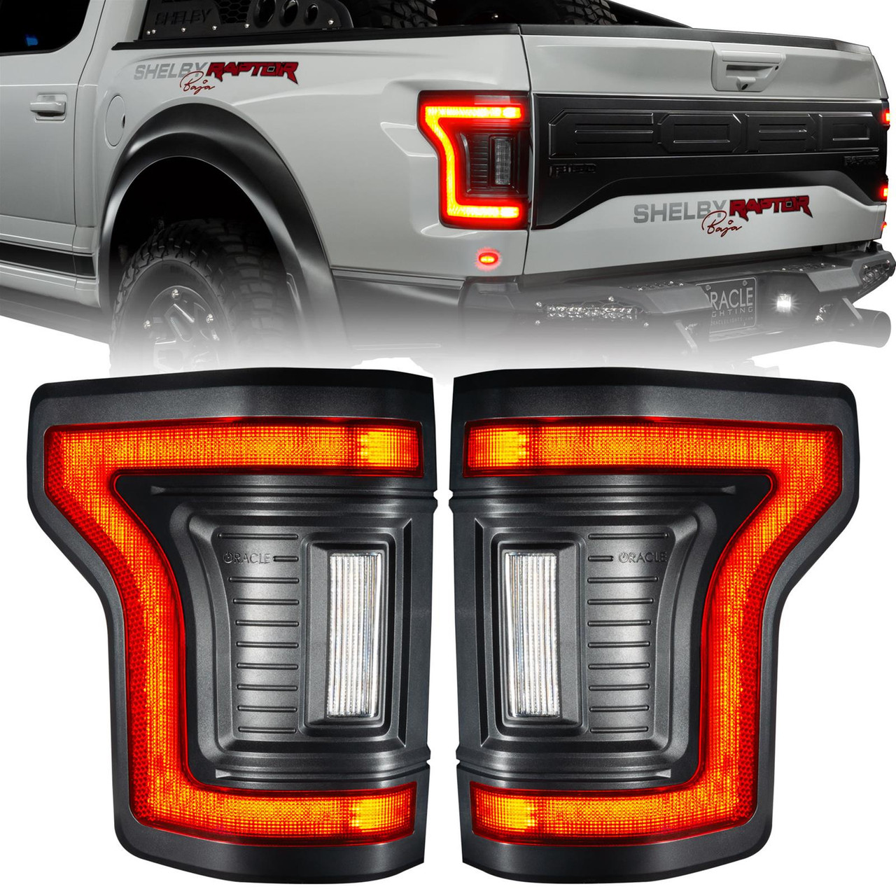 Oracle Lighting 15-20 Ford F-150 Reverse LED Modules Flush Tail Light - Standard Red - 5913-504