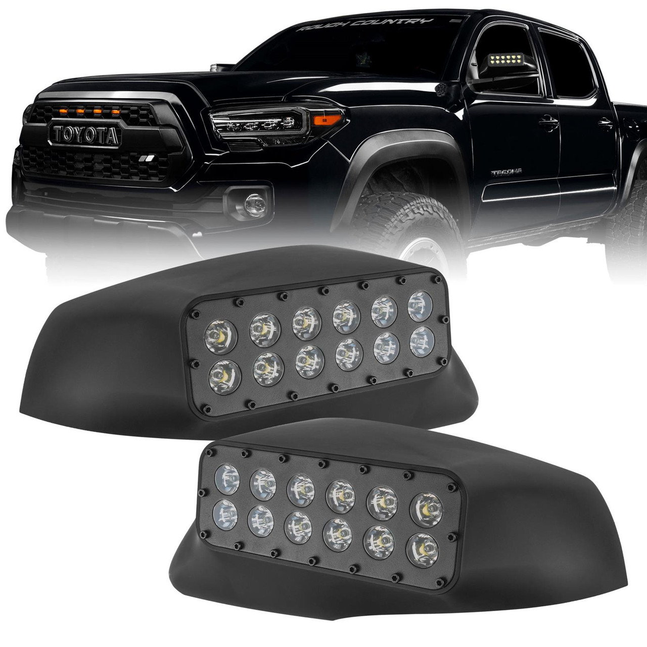 Oracle Lighting 16-23 Toyota Tacoma LED Off-Road Side Mirror Ditch Lights - 5919-001