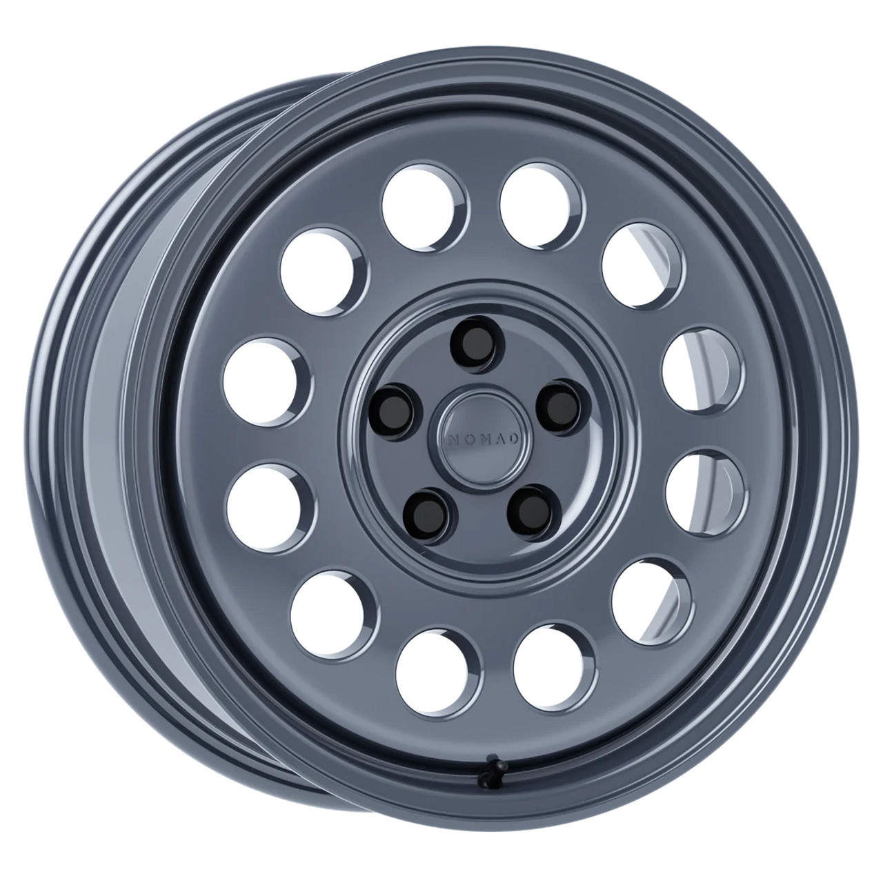 Nomad N501UG Convoy 15x7in / 6x139.7 BP / -10mm Offset / 107.95mm Bore - Gloss Grey Wheel - N501UG-57060-10