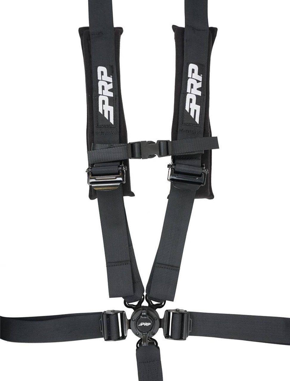 PRP 5.2 Cam-Lock Harness w/ Ratchet Lap Belt - Black - SB5.2CAMRT