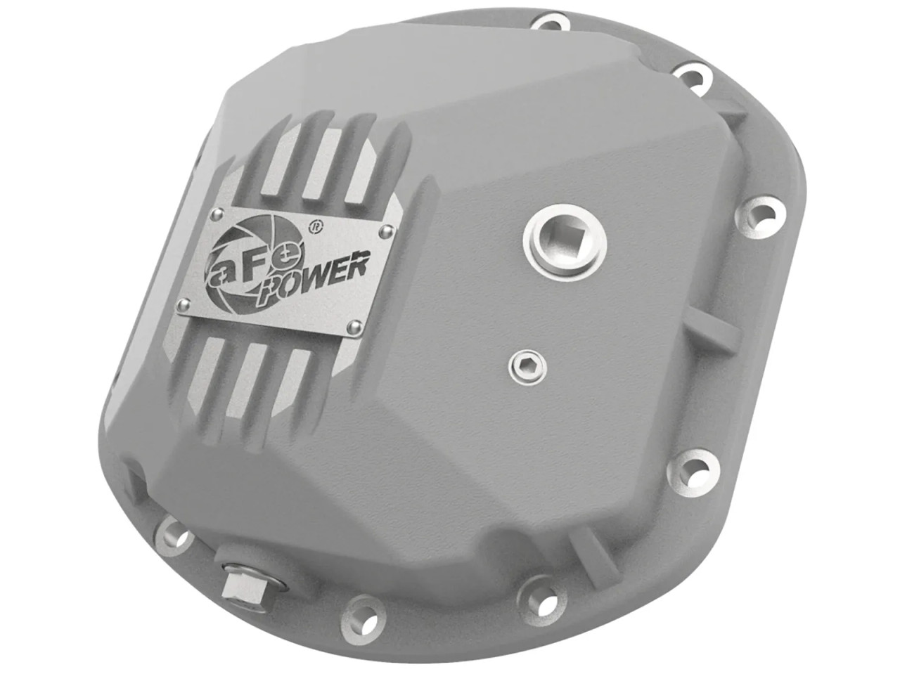 aFe POWER Street Series Front Differential Cover w/ Machined Fins For 1997-18 Jeep Wrangler - Raw 