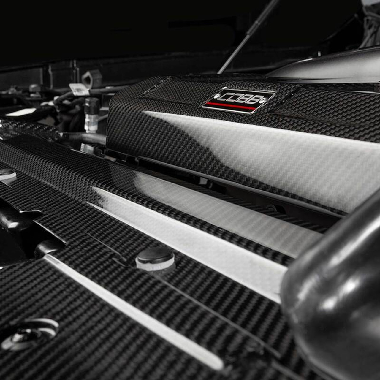 COBB Redline Carbon Fiber Radiator Shroud - Carbon Fiber