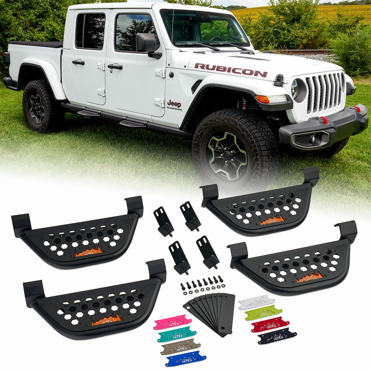 IAG EZ-Step® Add-on (2 Pair) for 2018+ Jeep Wrangler 4 Door / 2020-25 Gladiator
