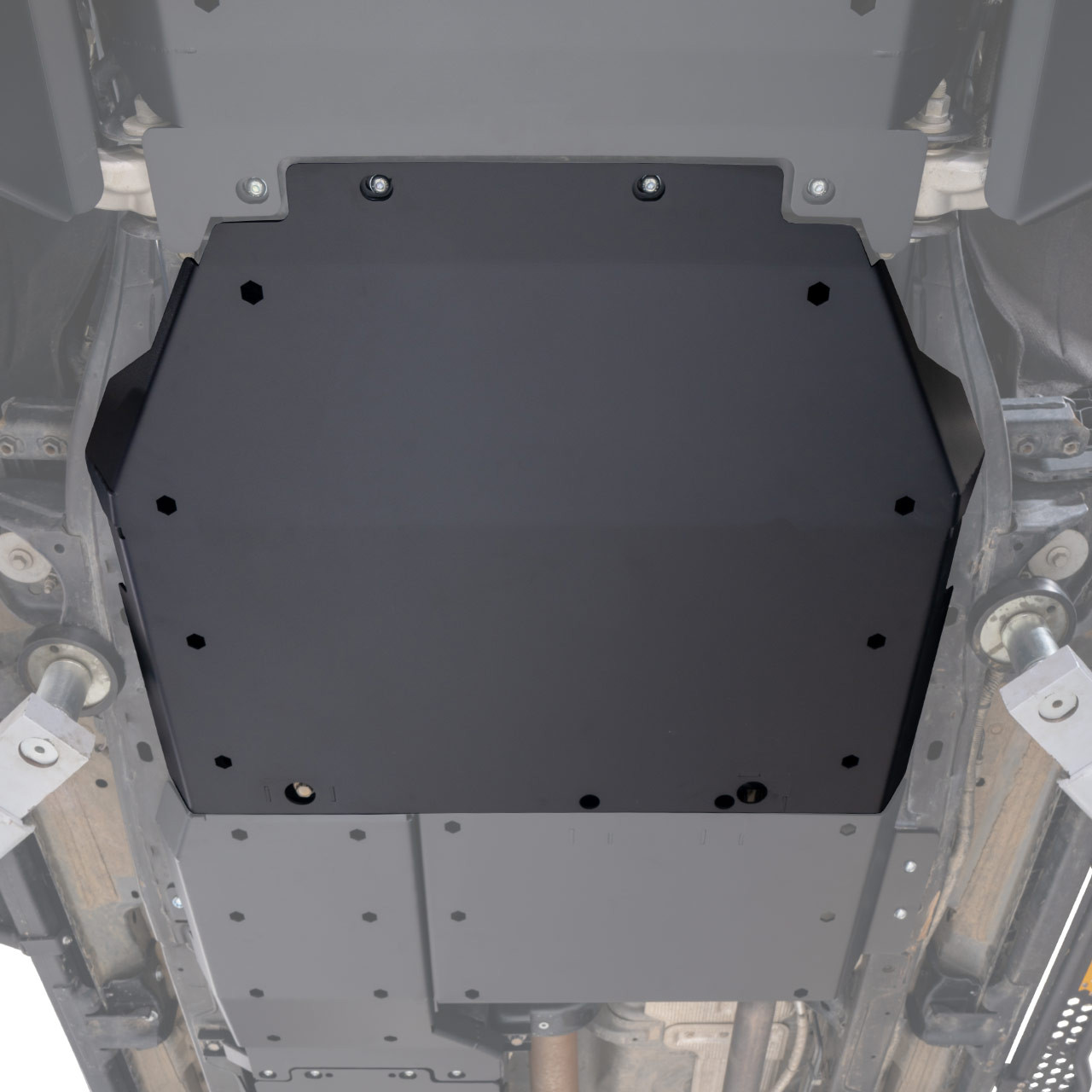 IAG Rock Shield™ Complete Skid Plate Set for 2022+ Bronco Raptor - Transmission Skid Installed