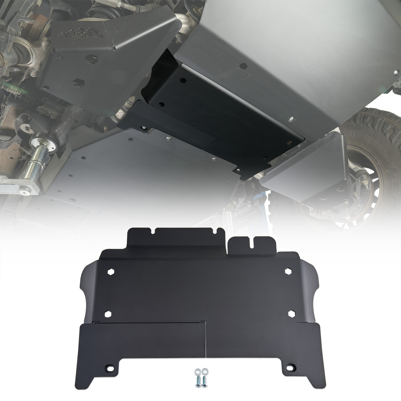IAG Rock Shield™ Engine Skid Plate with Oil Pan Access for 2021+ Ford Bronco