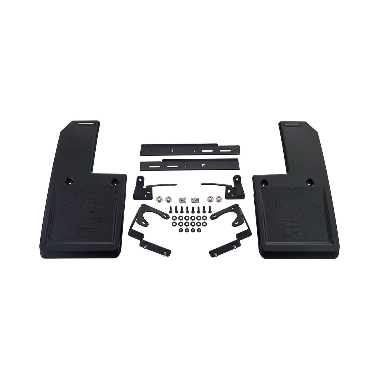 IAG Trail Shield™ Adjustable Mud Flaps Rear Set Only For 2021+ Ford Bronco - Product Layout