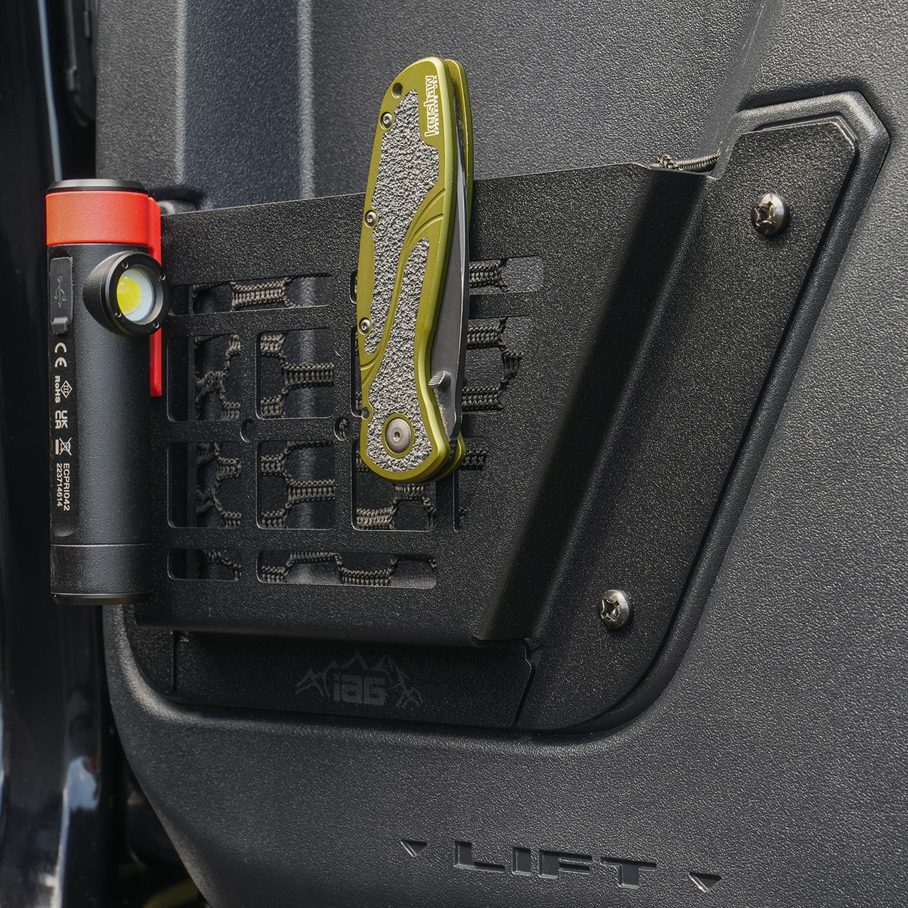 IAG Rear MOLLE Panel Door Pocket For 2021 + Ford Bronco Four Door - Storage 